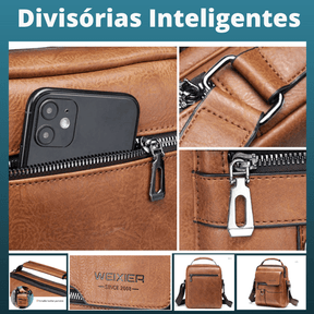 Bolsa de Couro Masculina Elegance