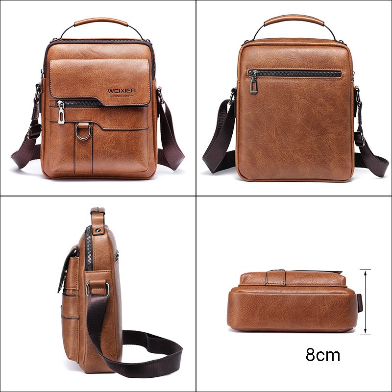 Bolsa de Couro Masculina Elegance