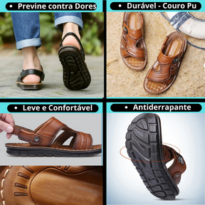 Sandália de Couro masculina