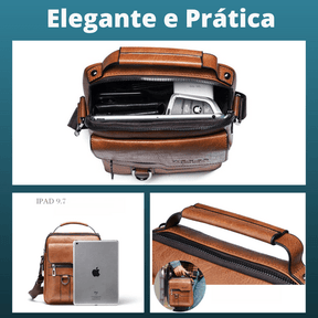 Bolsa de Couro Masculina Elegance