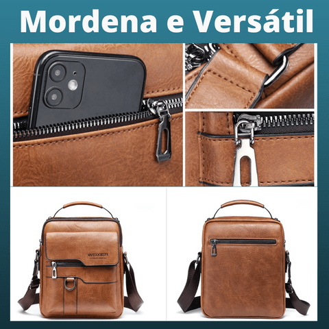 Bolsa de Couro Masculina Elegance