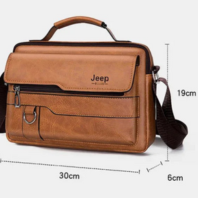 Bolsa de couro Jeep Masculina