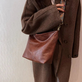 Bolsa de Couro Feminina Vintage
